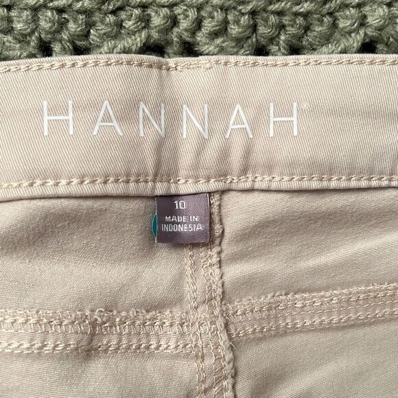 Hannah Women's Ankle Length Narrow Pants Sits Natural Waist Sands of Time - Picture 5 of 8